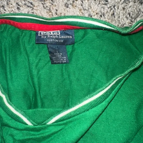 Ralph Lauren Mexico shirt  with White Number and Pony L - Picture 5 of 6